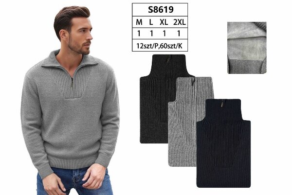 Swetry męska Roz M-2XL, Mix Kolor Paczka 12 szt