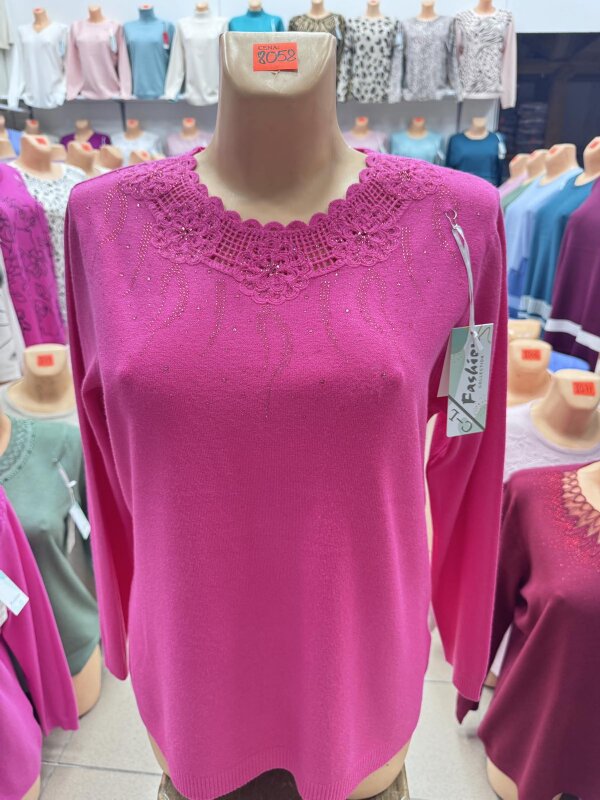 Swetry damskie Roz L-3XL, Mix Kolor .Paczka 10 szt