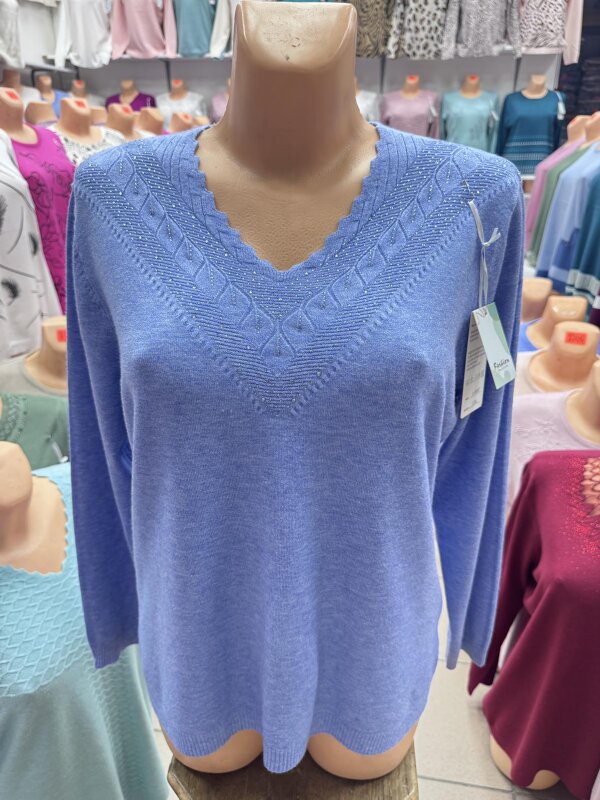 Swetry damskie Roz L-3XL, Mix Kolor .Paczka 10 szt