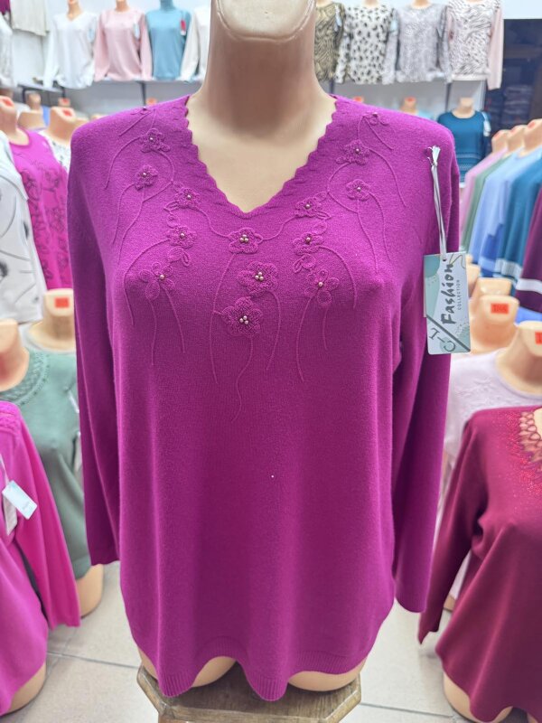 Swetry damskie Roz L-3XL, Mix Kolor .Paczka 10 szt