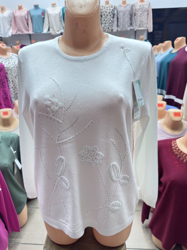Swetry damskie Roz L-3XL, Mix Kolor .Paczka 10 szt