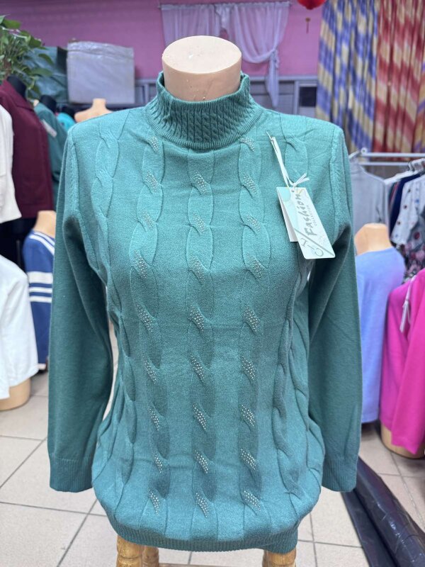 Swetry damskie Roz M-2XL, Mix Kolor .Paczka 10 szt