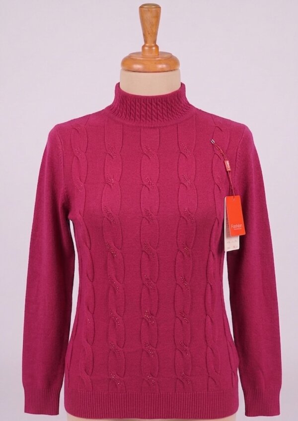 Swetry damskie Roz M-2XL, Mix Kolor .Paczka 10 szt
