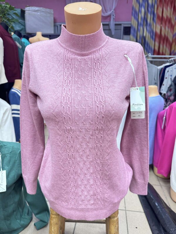 Swetry damskie Roz M-2XL, Mix Kolor .Paczka 10 szt