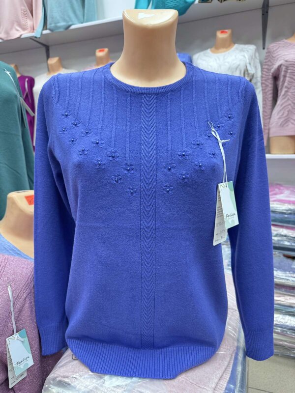 Swetry damskie Roz M-2XL, Mix Kolor .Paczka 10 szt