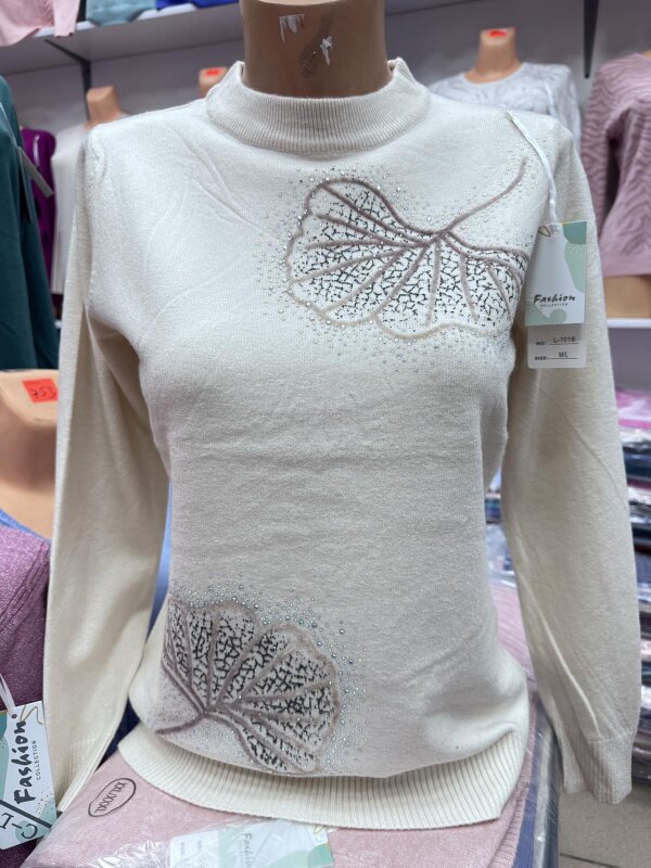 Swetry damskie Roz L-3XL, Mix Kolor .Paczka 10 szt