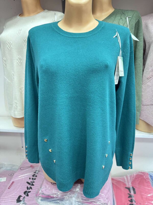 Swetry damskie Roz L-3XL, Mix Kolor .Paczka 10 szt