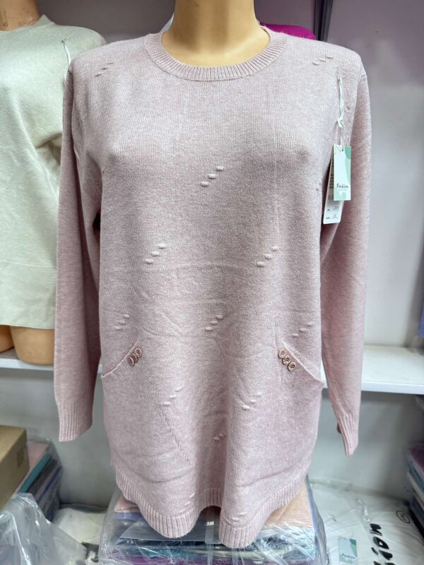 Swetry damskie Roz L-3XL, Mix Kolor .Paczka 10 szt