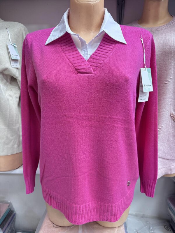 Swetry damskie Roz L-3XL, Mix Kolor .Paczka 10 szt