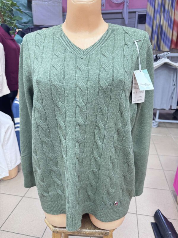 Swetry damskie Roz L-3XL, Mix Kolor .Paczka 10 szt