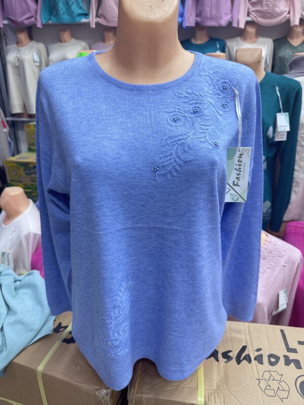 Swetry damskie Roz L-3XL, Mix Kolor .Paczka 10 szt