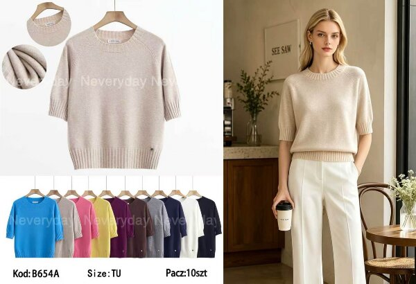 Swetry damskie Roz Standard, Mix Kolor .Paczka 10 szt