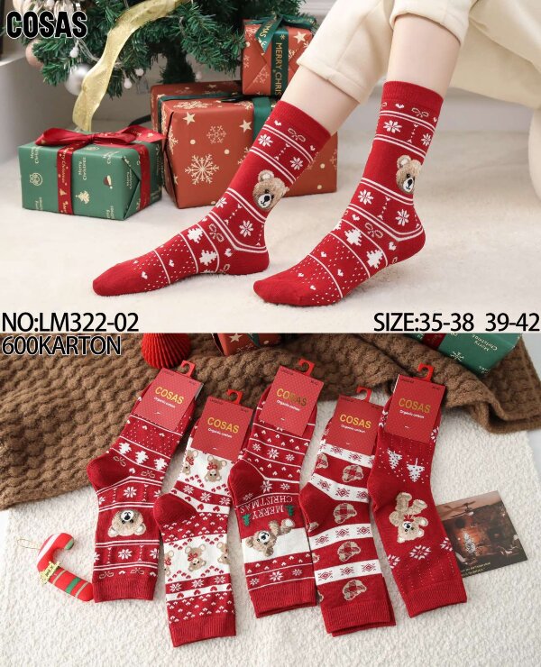 Skarpety damskie Roz 35-42, Mix kolor Paczka 40 szt