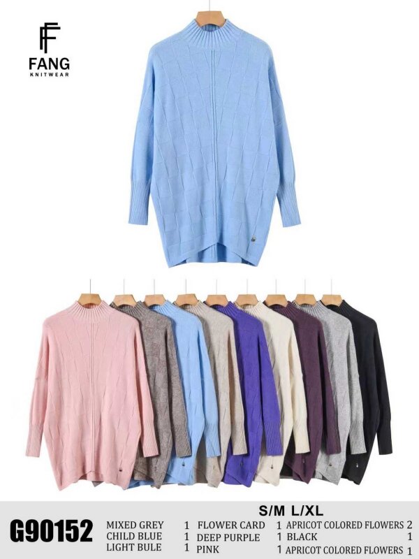 Swetry damskie Roz S/M-L/XL, Mix Kolor .Paczka 10 szt
