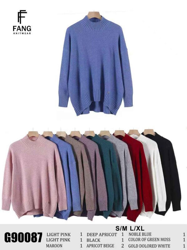 Swetry damskie Roz S/M-L/XL, Mix Kolor .Paczka 10 szt