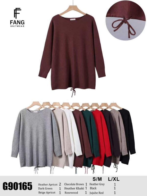 Swetry damskie Roz S/M-L/XL, Mix Kolor .Paczka 10 szt