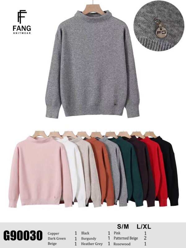 Swetry damskie Roz S/M-L/XL, Mix Kolor .Paczka 10 szt