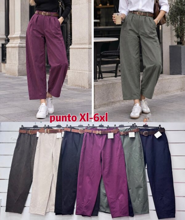 Spodnie damskie  (Włoskie produkt) Roz XL-6XL, Mix Kolor Paczka 5 szt