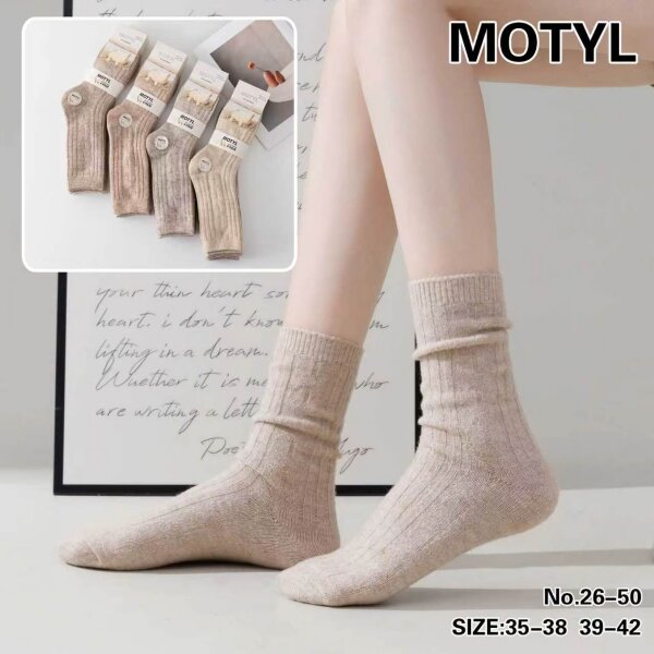 Skarpety damskie Roz 35-42, Mix kolor Paczka 40 szt