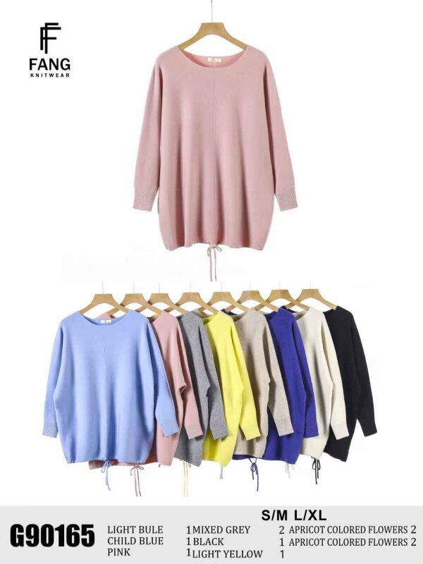 Swetry damskie Roz S/M-L/XL, Mix Kolor .Paczka 10 szt