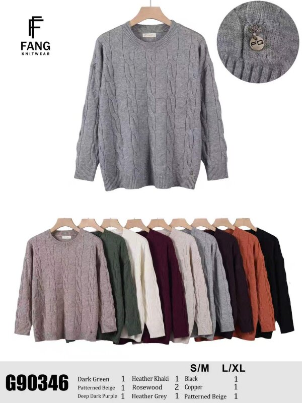 Swetry damskie Roz S/M-L/XL, Mix Kolor .Paczka 10 szt