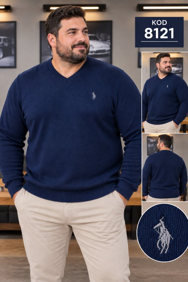 Swetry męska Roz 3XL-6XL,1 Kolor Paczka 12 szt