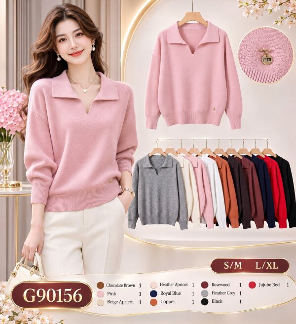 Swetry damskie Roz S/M-L/XL, Mix Kolor .Paczka 10 szt