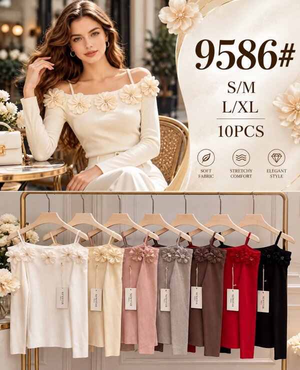 Swetry damskie Roz S/M-L/XL, Mix Kolor .Paczka 10 szt