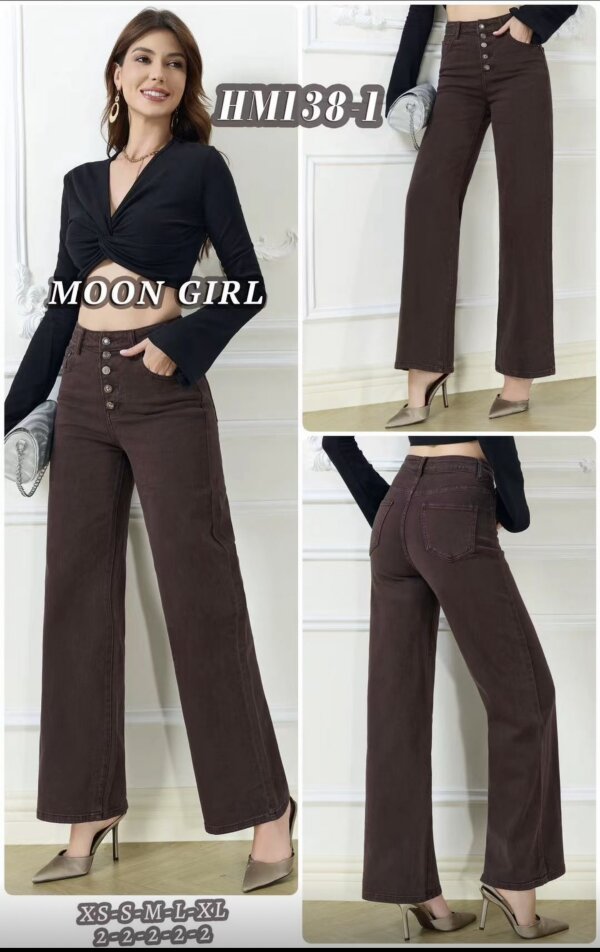 Spodnie damskie jeansy Roz XS-XL, 1 Kolor Paczka 10 szt