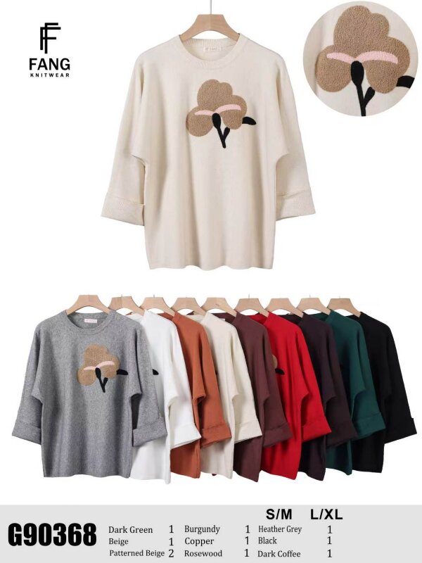 Swetry damskie Roz S/M-L/XL, Mix Kolor .Paczka 10 szt