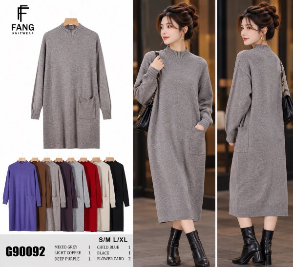 Sukienki damskie Roz S/M-L/XL, Mix Kolor .Paczka 10 szt