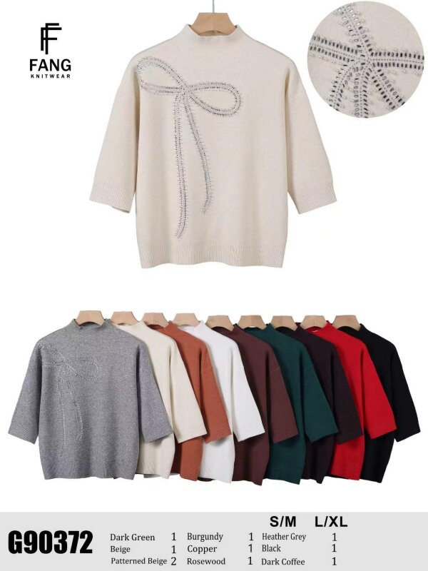 Swetry damskie Roz S/M-L/XL, Mix Kolor .Paczka 10 szt