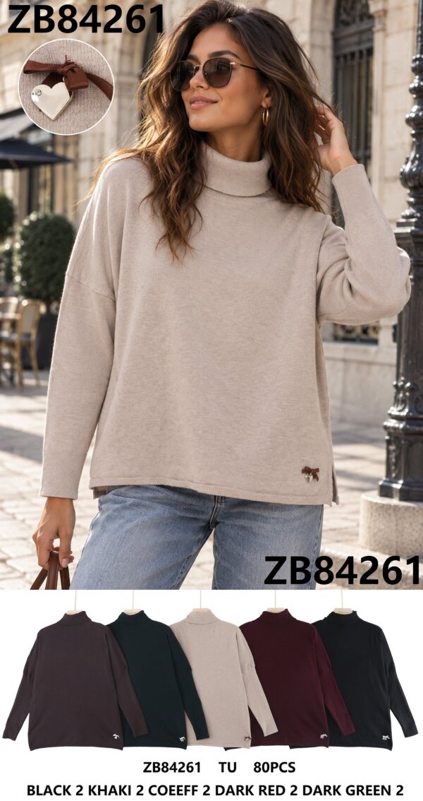 Swetry damskie (Francja produkt) Roz Standard, Mix Kolor .Paczka 10 szt