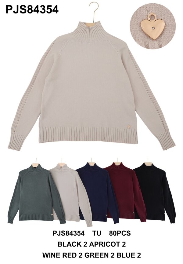 Swetry damskie (Francja produkt) Roz Standard, Mix Kolor .Paczka 8 szt