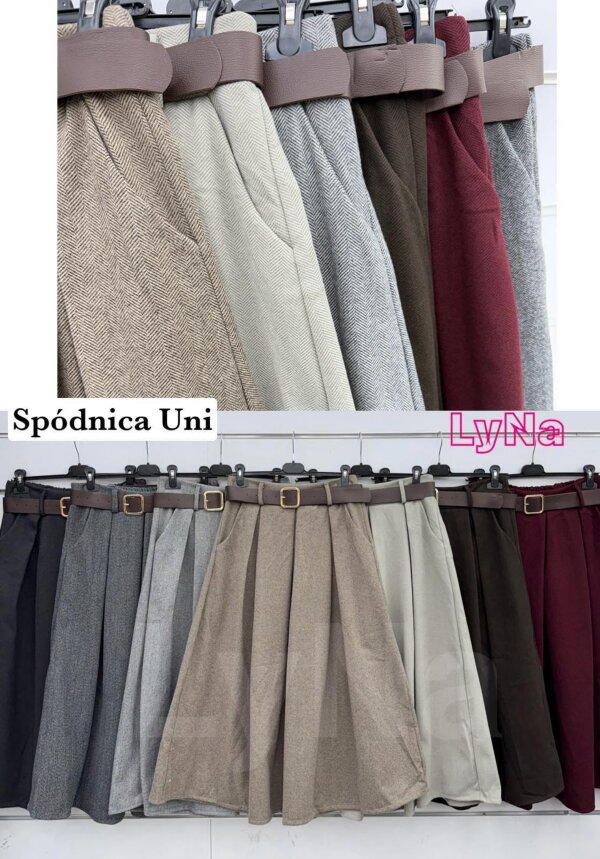 Spódnice damskie (Włoskie produkt) Roz Standard, Mix Kolor Paczka 5 szt