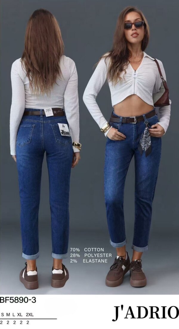 Spodnie damskie jeansy Roz S-2XL, 1 Kolor Paczka 10 szt
