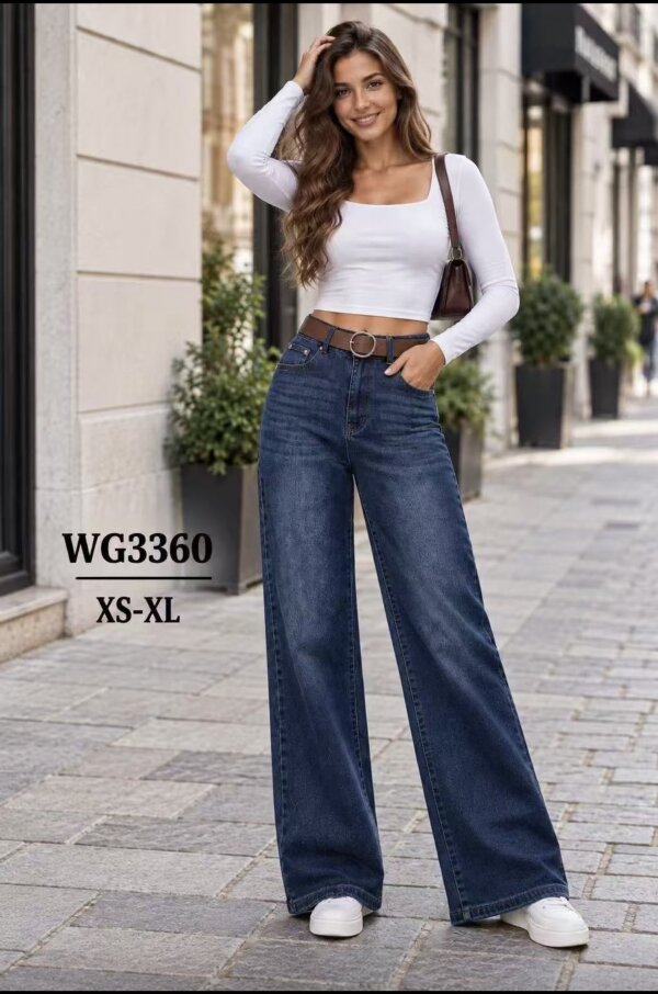 Spodnie damskie jeansy Roz XS-XL, 1 Kolor Paczka 10 szt