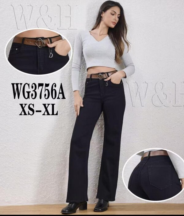 Spodnie damskie jeansy Roz XS-XL, 1 Kolor Paczka 10 szt