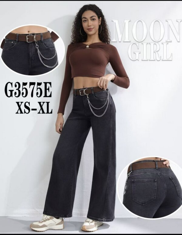 Spodnie damskie jeansy Roz XS-XL, 1 Kolor Paczka 10 szt