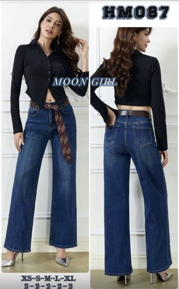 Spodnie damskie jeansy Roz XS-XL, 1 Kolor Paczka 10 szt
