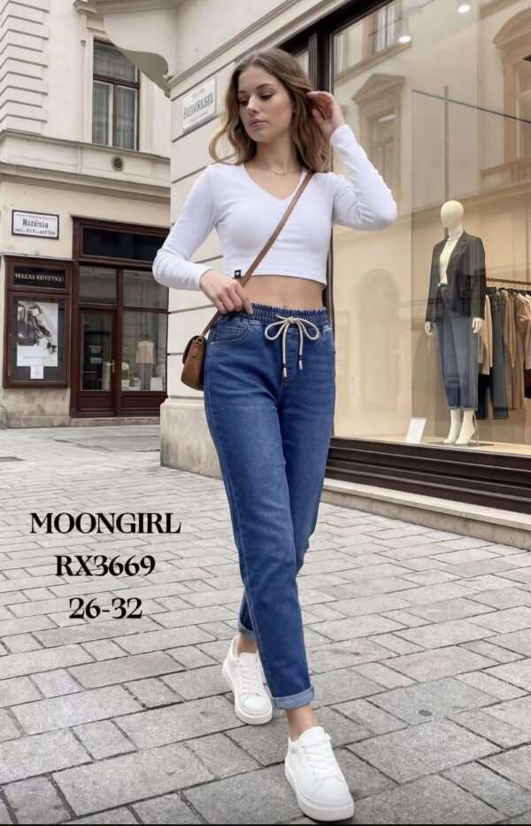Spodnie damskie jeansy Roz 26-32, 1 Kolor Paczka 10 szt