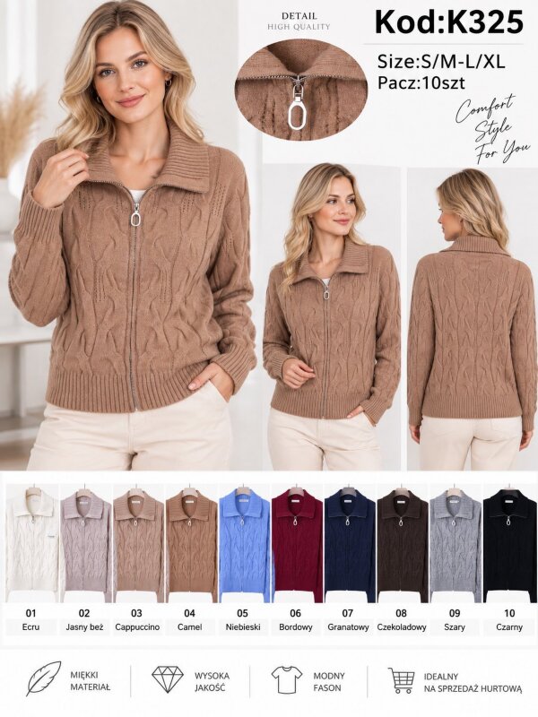 Bluzy damskie Roz S/M-L/XL, Mix Kolor .Paczka 10 szt