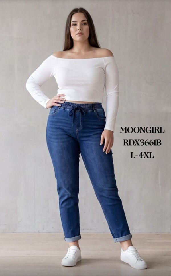 Spodnie damskie jeansy Roz L-4XL, 1 Kolor Paczka 10 szt