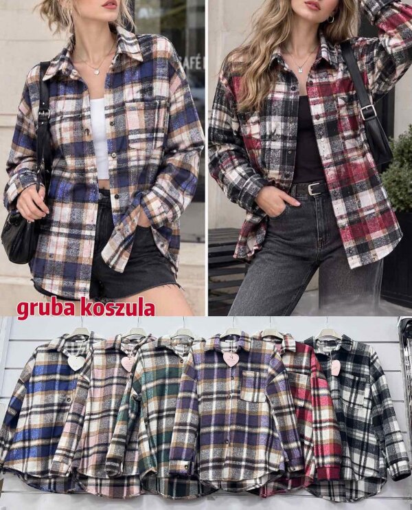 Koszule damskie (Włoskie produkt) Roz Standard, Mix Kolor Paczka 5 szt