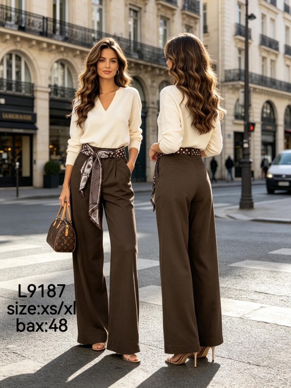 Spodnie damskie jeansy Roz XS-XL, 1 Kolor Paczka 12 szt
