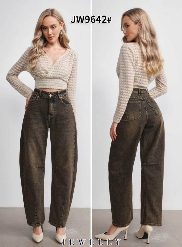 Spodnie damskie jeansy Roz XS-XL, 1 Kolor Paczka 10 szt
