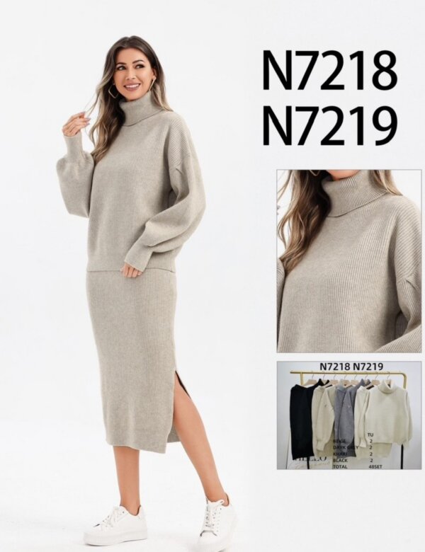Komplet damskie Roz Standard, Mix Kolor .Paczka 8 szt