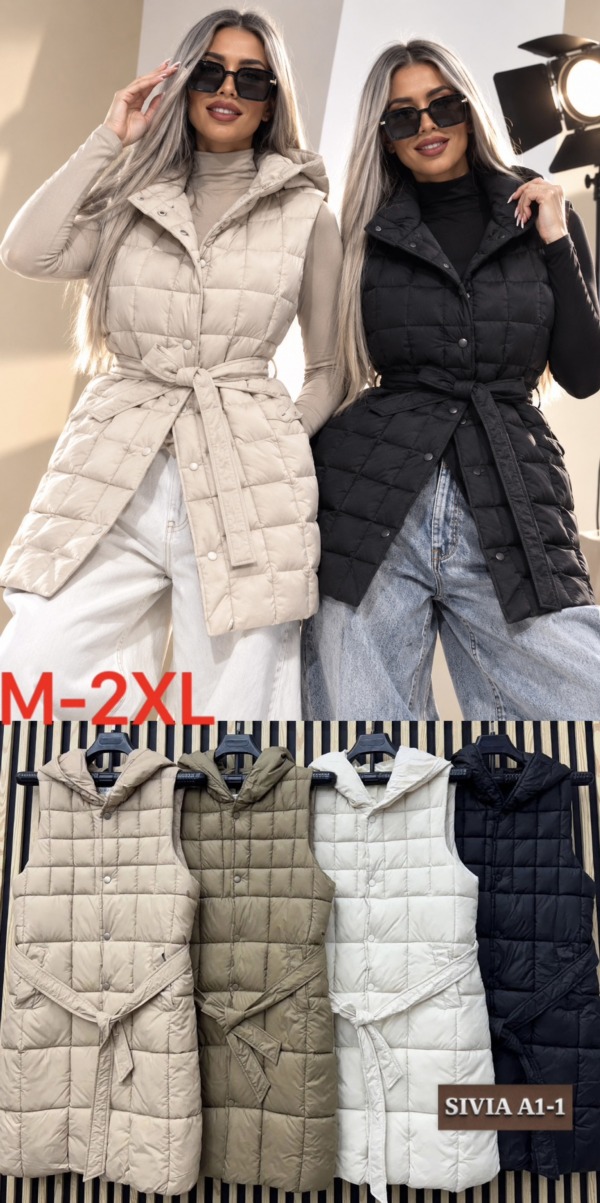 Kamizelki damskie Roz M-2XL, 1 Kolor Paczka 5 szt