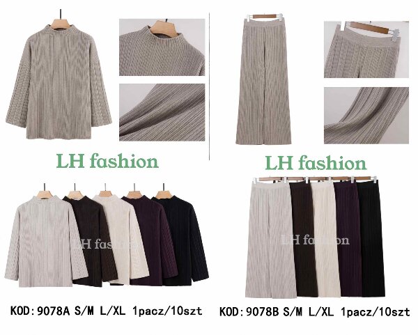 Komplet damskie Roz S/M-L/XL, Mix Kolor .Paczka 10 szt