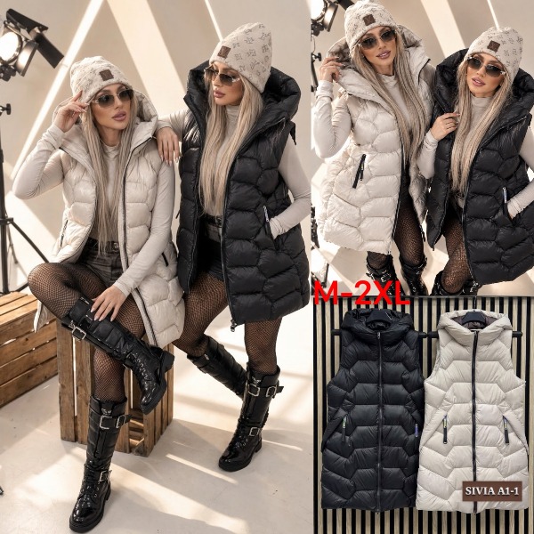 Kamizelki damskie Roz M-2XL, 1 Kolor Paczka 5 szt